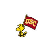 USC Trojans Arch Woodstock Flag Waver Magnet